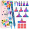 MJARTORIA 13er 5D Diamond Painting Zubehör Stift Set, Dot Painting mit Gewinde Metall Ersatz Stiftköpfen, Drill Pen für DIY Malerei Nail Art Handwerk Zeichnung Drafting (21er Bunt)