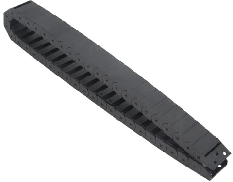 Yeebyee 1Meter Schleppkette Kabelträger 15x40mm innen Typ R28 Kabelkette Draht für 3D-Drucker und CNC-Maschinen Kommt mit einem Paar Endverbinder, Schraubendreher Werkzeug