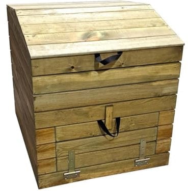 Composteur en bois 500L Douglas 80 x 80 x 85 cm