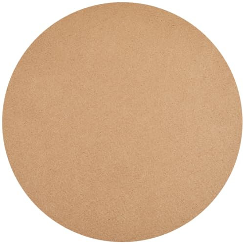 CRASPIRE Tableros de Madera MDF para Manualidades Tablero de Fibra de Densidad Media de 3 mm de Espesor Paneles de Aglomerado de Hoja de Tablero MDF Redondo de Madera para Tablero de Secado