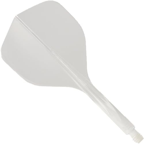 Condor Axe 120 | Dart Flights and Colours. (Clear, Long)