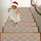 BEQHAUSE Stair Treads 15 Pack Self-Adhesive Mats 70x22cm Non-Slip Stair Grips, Polyester Edging, Beige