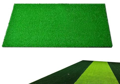 Kunstrasen im Freien, Kunstrasenteppich, Kunstrasen, verschleißfeste Fußmatte, elastischer Grasteppich, rutschfester Grassteppich, 24 x 50 cm, Rasenteppich für Garten, Rasen, Terrasse, Balkon