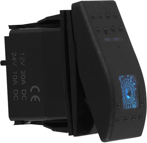 JECOMPRIS Wippschalter -schalter Mit -anzeige Für Auto Lkw Wohnmobil Ersatzschalter Balkenschalter Anschlusskabel