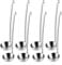8 PCS Stainless Steel Ladle 8 Oz Soup Ladle 14 long Spoon Heavy-Duty Metal Ladle Sets big spoons for cooking Serving Soups, Gravy, Portioning, Stirring