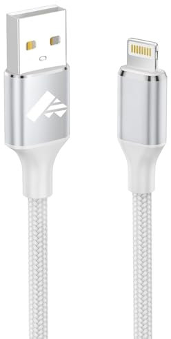 Aioneus Cable Cargador iPhone 3M [Apple MFi Certificado] Largo USB Cable iPhone Carga Rápida Nylon Trenzado Lightning Cable para iPhone 14 13 12 11 Pro XS MAX XR X 8 7 6S Plus 5 5S, iPad
