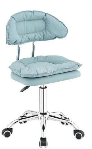 Sillas Modernas Vintage,sillas for ordenador, sillas de estudio en casa, sillas elevadoras giratorias, sillas de bar con respaldo for cajero(Blue,72-86*50*40-54cm/28.35-33.86*19.69*15.75-21.26in)
