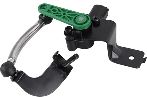 Höhe Level Sensor mit Luftfederung Stange Kompatibel für VW Passat Golf Q3 3C0412521B Niveausensor mit Gestänge Luftfederung, Scheinwerfer-Levelsensoren Scheinwerferpegelsensor (Vorne links)