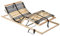 Hommdiy Lattenrost Elektrisch mit 42 Latten 7 Zonen 100x200 cm Verstellbar (elektrisch) Lattenrahmen Bettrost Holzlatten Latten Rost (Nein Matratze)