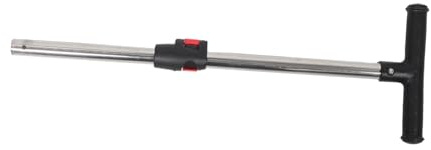 FUNNETOYU Ergonomischer T-griff Schiebegriffaufsatz aus Kunststoff und Edelstahl für Kinderwagen und Bollerwagen mit Schnellverschluss 25mm Durchmesser für Draußen