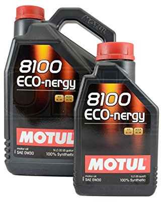 Motoröl MOTUL 8100 Eco-nergy 0W-30 6 Liter (1x5 Liter + 1x1 Lt)