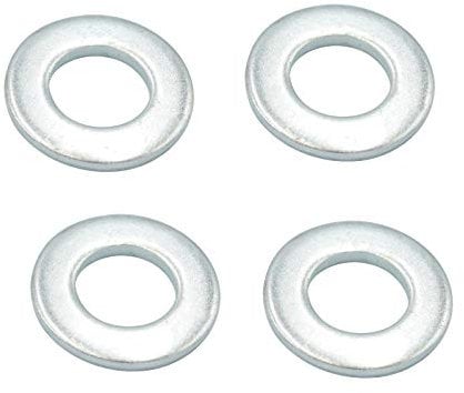 D2D | VPE: 4 Stück - Unterlegscheiben Form A - Größe: M18 (Innen: 20 mm) - DIN 125 aus Stahl galv. verzinkt - Beilagscheiben Unterlagscheiben