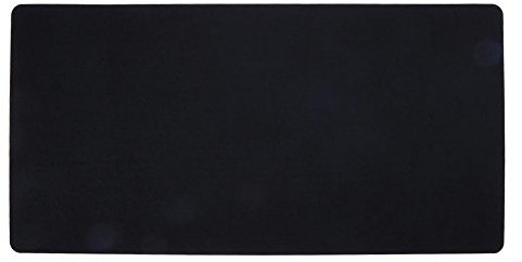 CUSROS Grand tapis de souris antidérapant en feutre, tapis de souris de jeu, bureau, ordinateur portable, noir, taille unique
