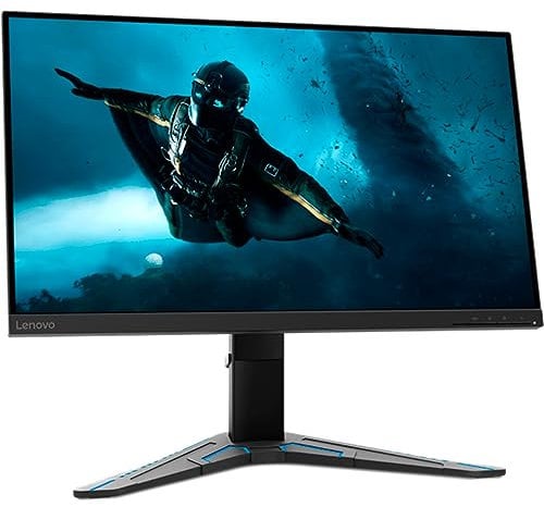 Lenovo, G27qe-20 Monitor Gaming con Eyesafe (QHD, IPS, 100 Hz, 1 ms, HDMI y DP, Cable HDMI, FreeSync, Base Metálica) Ajuste de inclinación/Altura, Negro, 27 Pulgadas
