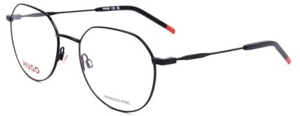 Hugo Hg 1186 Octagonal Eyeglasses For Women's, 52 mm Size, Black