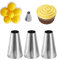 Round Nozzle for Macarons,Round Piping Nozzle#12,8mm,3 Pcs