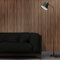 Slat Wood Wall Panels - Decorative & Sound Absorbing Contemporary Acoustic Slatted Wall & Ceiling Panelling (Walnut Sample 12CM)