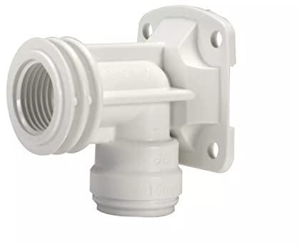 John Guest Speedfit Plastic Back Plate Elbow 15 X 1/2