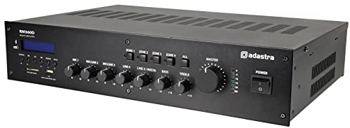 Adastra | RM Series 100V Mixer-Amplifier the Installers with Choice DAB+, BT, USB/SD | 360W