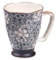 TEA SHOP - Mug Uki Koen Green - Taza artesanal de porcelana original de Japón con motivos florales