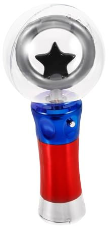 Toyvian Leuchtender Zauberstab Für Kinder Und Erwachsene – Led Glitzerstab Für Partys Konzerte Geburtstagsfeiern Und Outdoor-Aktivitäten 195 cm Aus Kunststoff