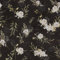 Hode Selbstklebende Tapete Blumen 44x300cm Schwarz Gold, Klebetapete Selbstklebende Pflanzen Design, Klebefolie Wandtapete Vintage, Möbelfolie Wasserdicht Klebefolie Möbel für Wohnzimmer Schlafzimmer