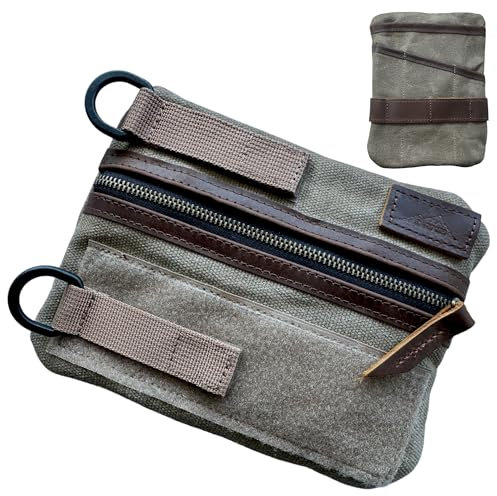 SK Wild Ones® Taktische Molle Pouch Tasche, Taschen Organizer & Taktische Hüfttasche - Multifunktionaler EDC Pouch und Rucksack Organizer, Outdoor, Camping, Wandern, Survival, Bushcraft, Naturmaterial