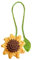 Holdes Gehäkelte Lesezeichen,Gehäkelte Blumensprossen-Lesezeichen, Lesezeichen für angehende Pflanzen, Blumen-Seitenmarker, Blumen-Seitenmarkierer, gestrickte Vorhänge, Raffhalter für Schriftsteller,