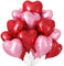 Pink Red Heart Balloons,12Pcs 18 Inch Light Pink Foil Love Heart Shaped Balloons for Valentines Day Birthday Wedding Engagement Anniversary Party Graduation Baby Shower Decorations