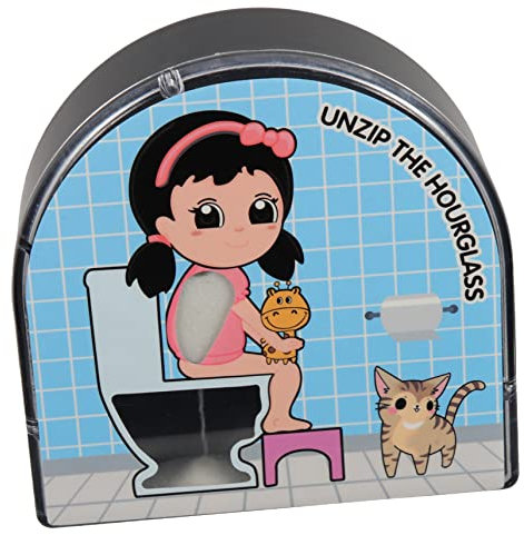 COLLBATH Sablier Timer pour Décoration Originale Salle De Bain Accessoire Minuteur Toilette avec Design Outil Pratique Et Cadeau