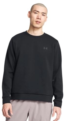 Under Armour Mens Ua Unstoppable Fleece Crew EU Sweatshirt Black M