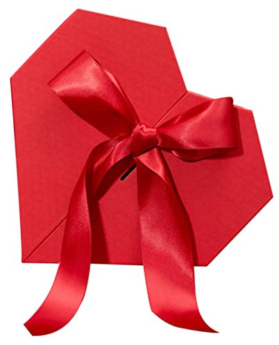 BELLIFFY Geschenkaufbewahrungsbox in Herzform Leicht Und Reißfest Hochzeitsgeschenkbox Zum Tragen Kinderfreundliches Material Geeignet Aufbewahrung