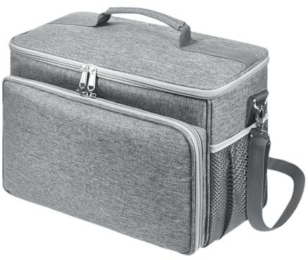 MagiDeal Trousse à Outils de Toilettage pour Animaux de Compagnie, Sac de Rangement de Toilette avec Fermeture éclair, Sac de Transport Organisateur D'accessoires de Toilettage pour Chien