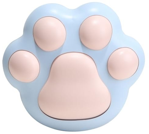 Zerodeko Handheld Mini Fan Portable Cat Claw Design Cooling Summer Fan Night Light Home Office School