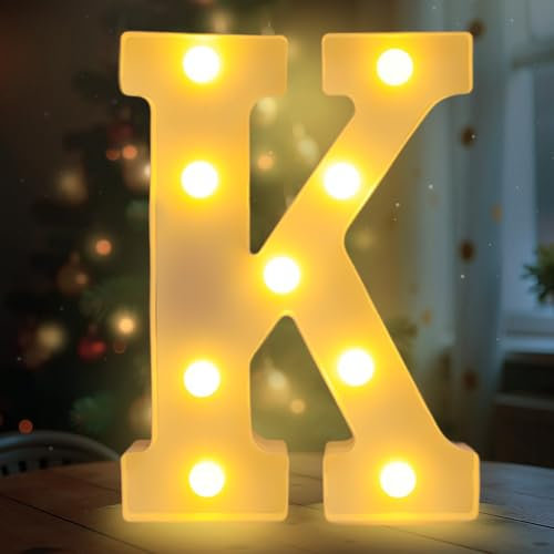 Darryy 22.5cm led buchstaben (K)