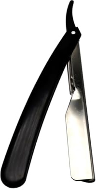 LOORGVEL 2 Stück Rasiermesser Handgeführter Sicherer Rasierer aus Metall Bartrasierer für Präzises Rasiere Platzsparend für Salon Zuhause