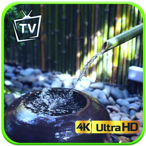 Relaxing Bamboo Water Fountain Screensaver For Tablets And Fire TV