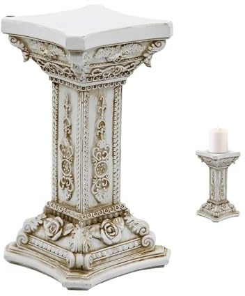 Roman Pillar Stand - Griechische Säulen Hochzeit Säulen, Ornament Für Vintage Harz Skulpturen Für Garten Im Freien