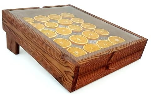 Deshidratador Solar para Alimentos TERRA COCINA, Deshidrata Frutas, Verduras y Hierbas sin Consumo Eléctrico, Conservación Natural y Sostenible, Hecho en España.