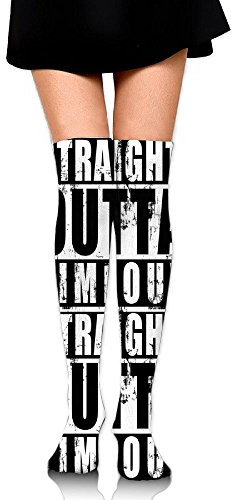 Staright Outta Timeout Compression Socks for Men & Women - Best for Running, Nurses, Shin Splints, Flight Travel, Skiing & Maternity Pregnancy - Boost Athletic Stamina & Recovery