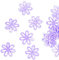 Celebration 10 Blumen Satin lila Flieder 3 cm Deko Streuteile Scrapbooking Tischdeko Streudeko