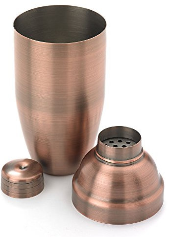 Barfly M37039ACP 3-Piece Japanese Style Shaker Set, 24oz (700 ml), Antique Copper