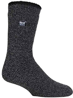 HEAT HOLDERS - Herren Winter Warm Thermo Merino Wollsocken (39/45, Black (Merino))
