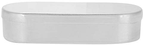 Nail Tool Sterilizer, High Temperature Disinfection Container Sterilization Box, Aluminium Alloy Manicure Tools Disinfection Tray (16 x 5.5 cm)