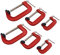 6 Piece Heavy Duty G-Clamp Set 2, 3 and 4 Clamps with Soft Jaw Pads