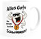 MoonWorks® Kaffee-Tasse Alles Gute von deinem besten Schwimmer Geschenk Papa Vatertag Geburtstag lustige Kaffeebecher weiß Keramik-Tasse