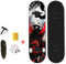 VOMI Skateboard Anime Anfänger Ahornholz 8-Lagiger Deck Komplettboard, SK8 Kinder Longboard Jungen 31In, ABEC-7 Kugellager 7-Lagigem Kanadischem Ahornholz Skateboards Mit Skateboardtasche & T Tool