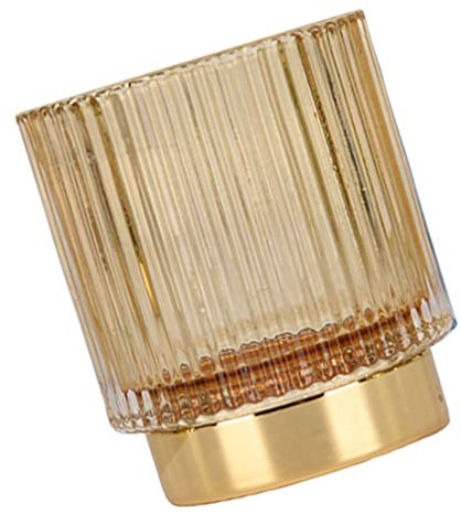 Glas-Make-up-Pinselhalter, Kosmetikpinsel, Organizer, nordischer eleganter Stifthalter, Tischvase, Tafelaufsatz für Waschtisch, Badezimmer, Schlafzimmer, Büro,