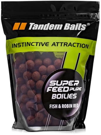 Tandem Baits Fish & Robin Red Karpfen-Boilies | Leckere Boilies für Karpfen Angeln ohne Mühe | Köder zum Große-Fische-Angeln | Karpfenzubehör für Profis & Hobby-Angler