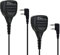 TechSide Microfono Altoparlante da Spalla Impermeabile Compatibile con Kenwood 2 Pin + Jack 3,5 + Clip Girevole Radio ricetrasmittenti | TS-T9+ TI-F8+ Midland G10 G11V CT210 BaoFeng UV5RA UV-82 (2 Pz)